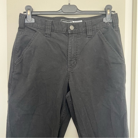 Carhartt Rugged Flex Relaxed Fit Canvas Work Pants - Black - Men’s Size 30x32 - Picture 7 of 16